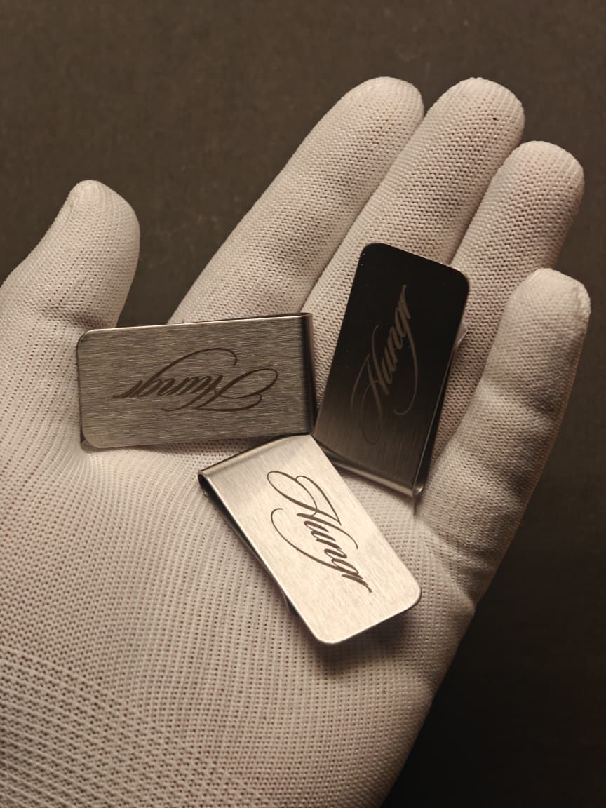 'HUNGR' MONEY CLIP
